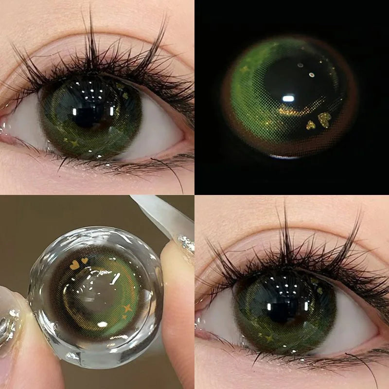 JeweLens Galaxy Farbige Kontaktlinsen – Bling Cosplay Circle Lenses, Jahreslinsen mit Box