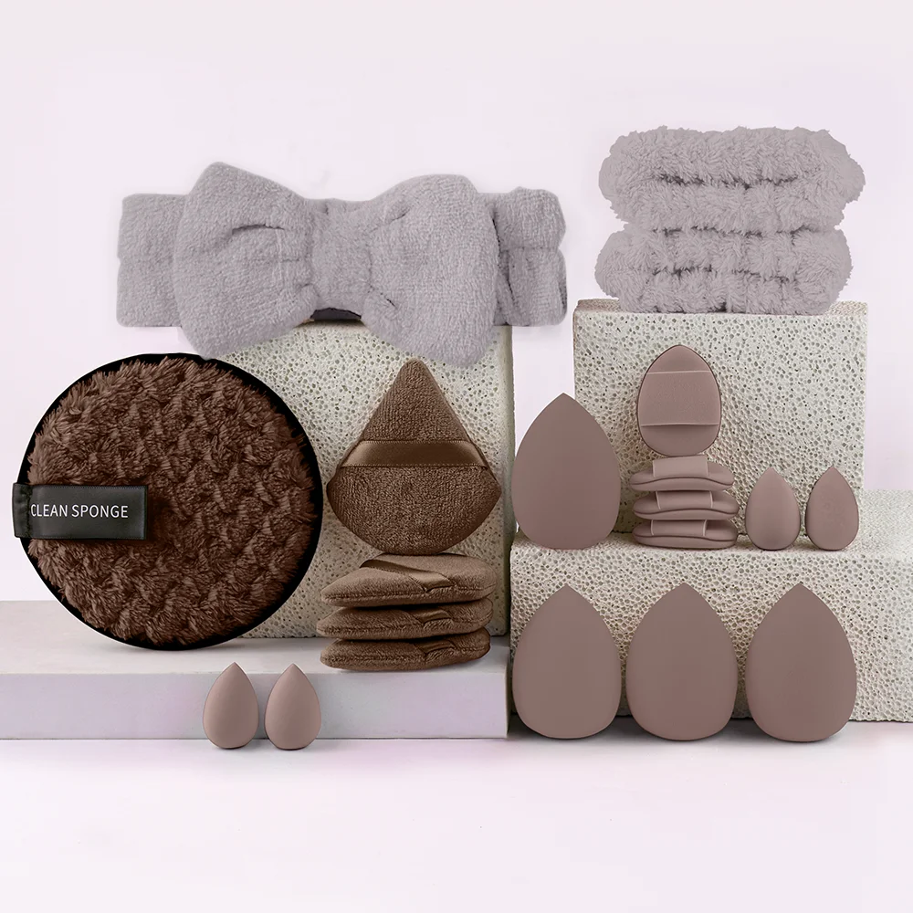 Premium Makeup Brush Set (3-20 Pcs) – Soft Fluffy Brushes for Foundation, Eyeshadow, Blush & Kabuki