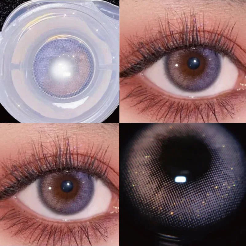 JeweLens Galaxy Farbige Kontaktlinsen – Bling Cosplay Circle Lenses, Jahreslinsen mit Box