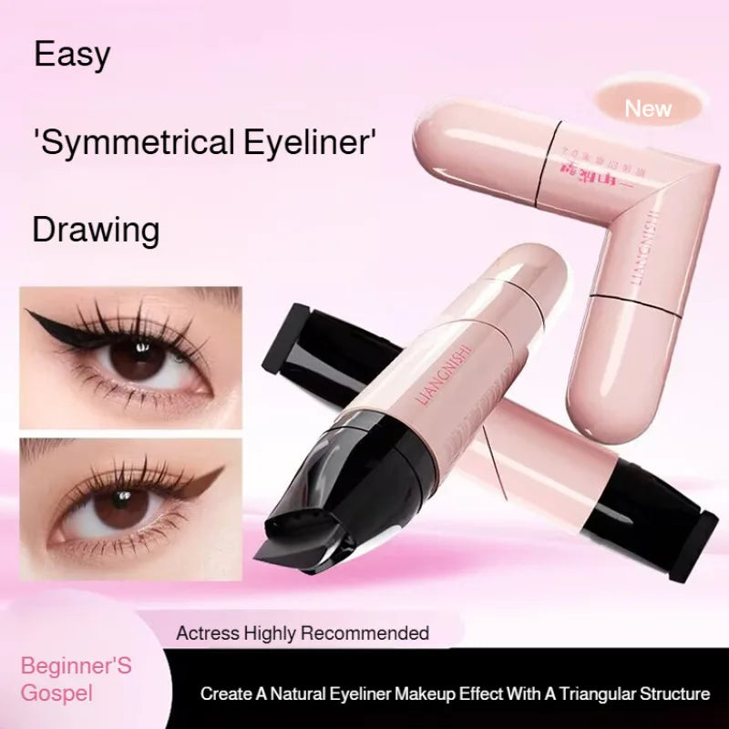 Doppelseitiger Eyeliner-Stempel für Anfänger – wasserfest, schweißfest und wischfest