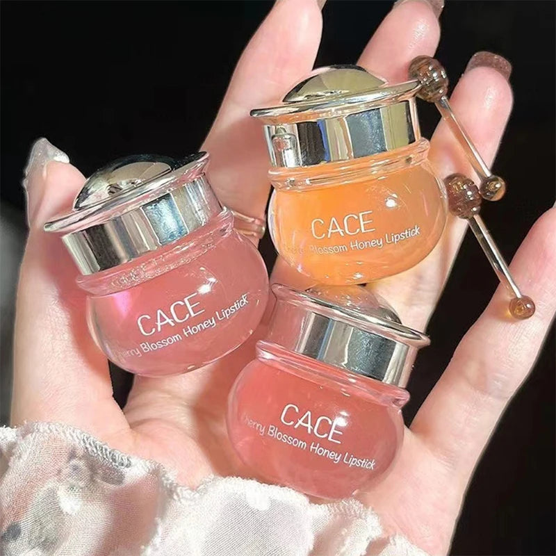 CACE Cherry Blossom Honey Lip Balm – Hydrating & Glossy