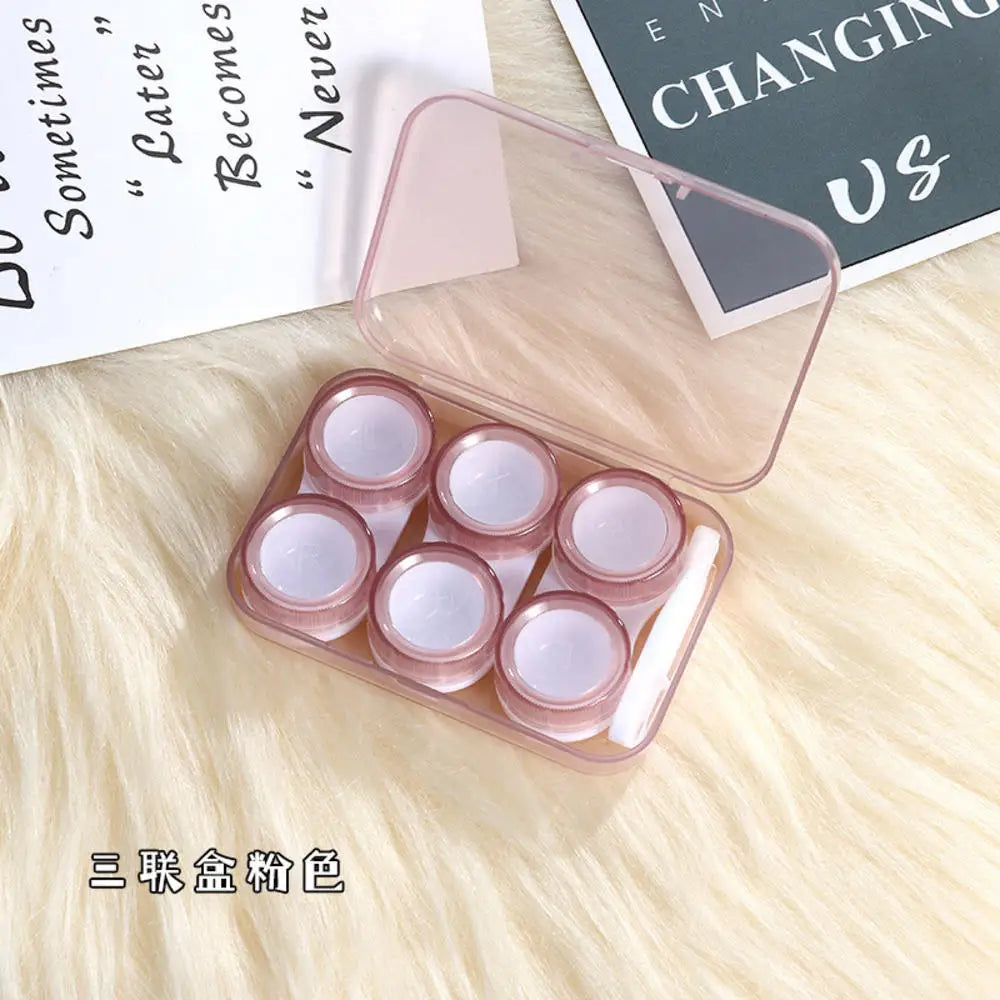 Large-Capacity Contact Lens Storage Case – Retro Morandi Colors