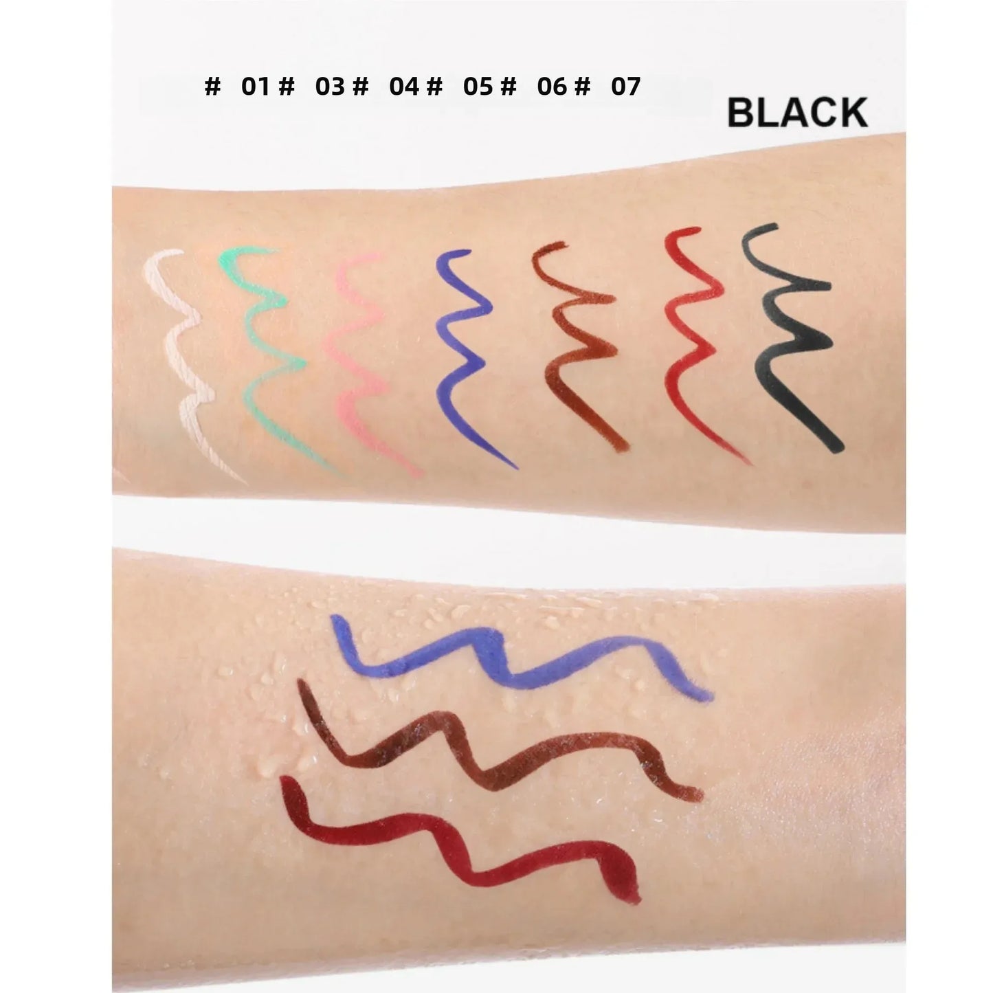 Colorful Dual-Ended Liquid Eyeliner Stamp – Waterproof, Quick-Dry & Long-Lasting