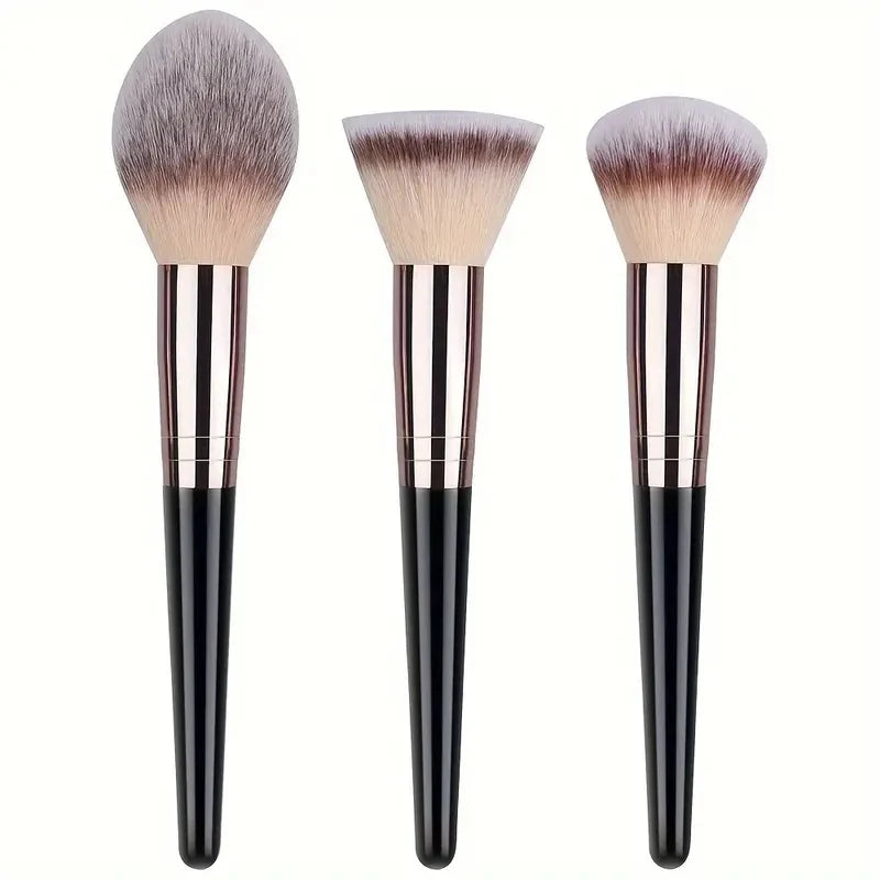 Professional Makeup Brush Set (3-10 Pcs) – Soft Fluffy Brushes for Eyeshadow, Foundation, Blush & Concealer