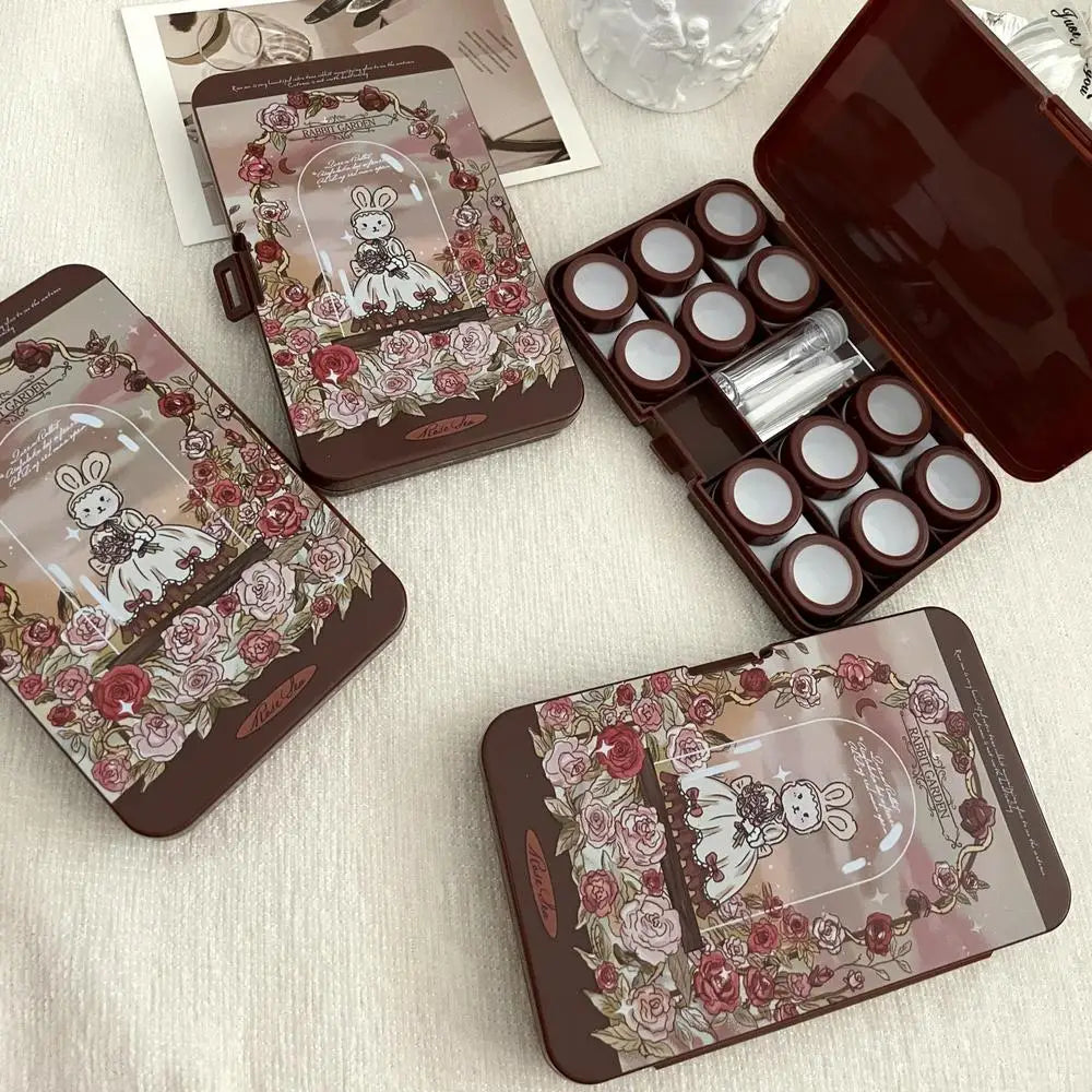 Large-Capacity Contact Lens Storage Case – Retro Morandi Colors