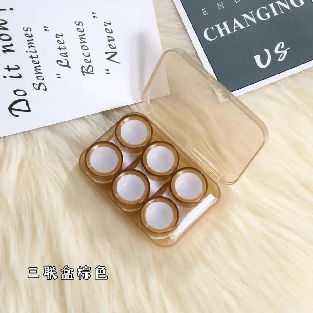 Large-Capacity Contact Lens Storage Case – Retro Morandi Colors