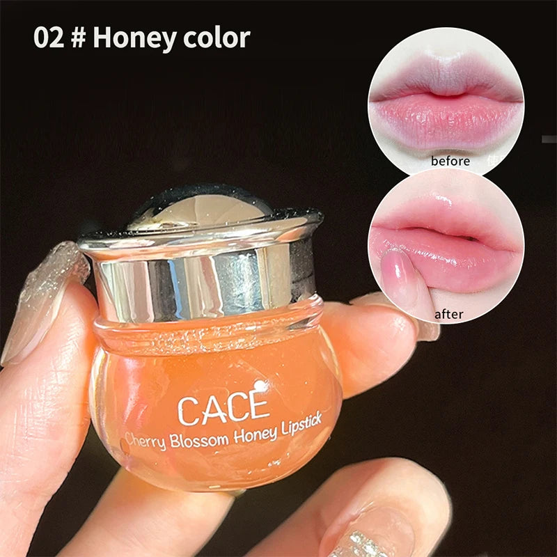 CACE Cherry Blossom Honey Lip Balm – Hydrating & Glossy