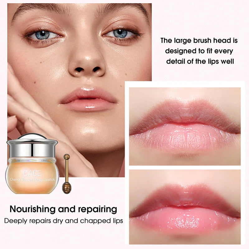 CACE Cherry Blossom Honey Lip Balm – Hydrating & Glossy
