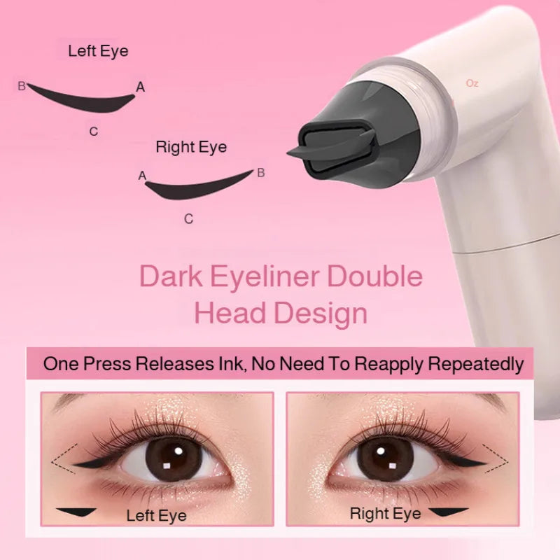 Doppelseitiger Eyeliner-Stempel für Anfänger – wasserfest, schweißfest und wischfest
