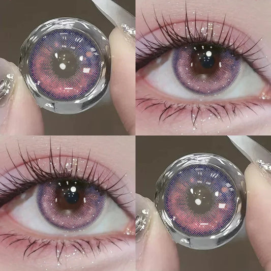 JeweLens Galaxy Colored Contact Lenses – Bling Cosplay Circle Lenses, Yearly Wear with Box