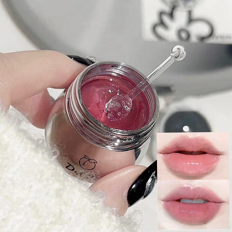 DI&XI Jelly Lip Oil – Moisturizing Lip Balm & Pre-Makeup Primer