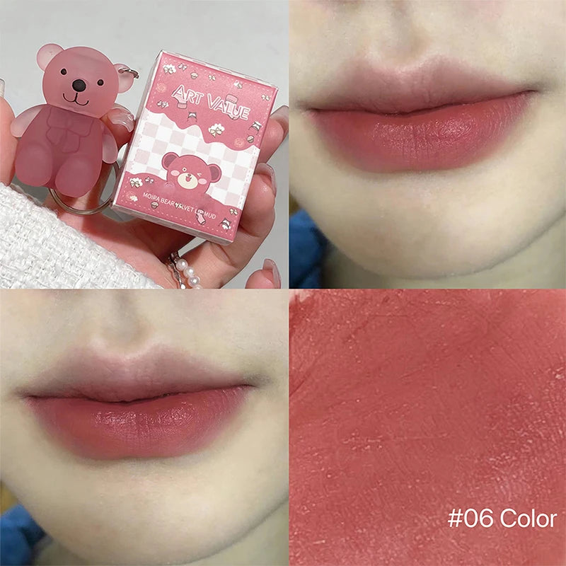 Art Value Bear Velvet Lip Clay – Mattes Finish mit seidigem Lippenglanz, langanhaltend