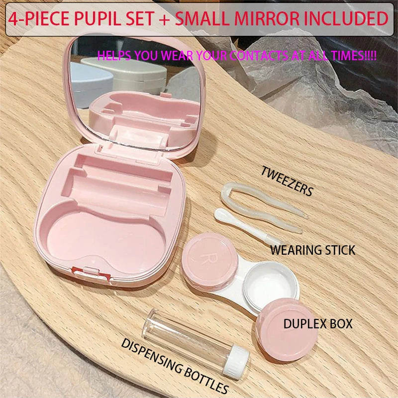 Macaroon Contact Lens Case – Compact & Stylish Storage Box