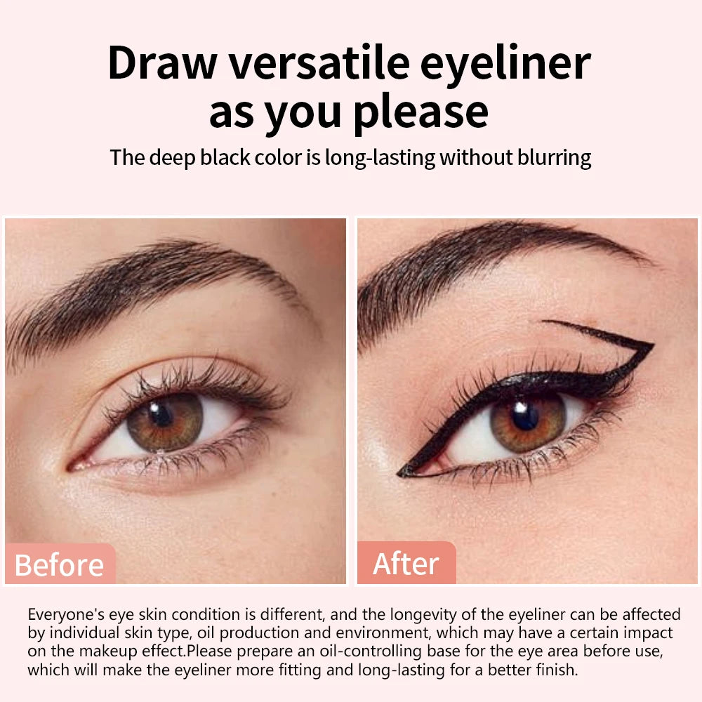 Waterproof Eyeliner Pen – Fast-Drying, Smooth & Long-Lasting for Natural Eye Makeup