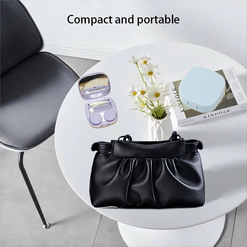 Macaroon Contact Lens Case – Compact & Stylish Storage Box